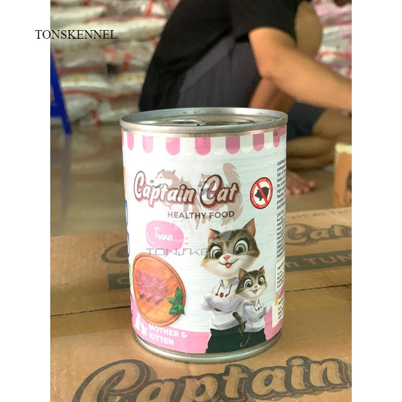 Captain Cat Food 400GR Makanan Basah Kucing Kaleng Wet Kitten / Adult 400 gram 400 gr