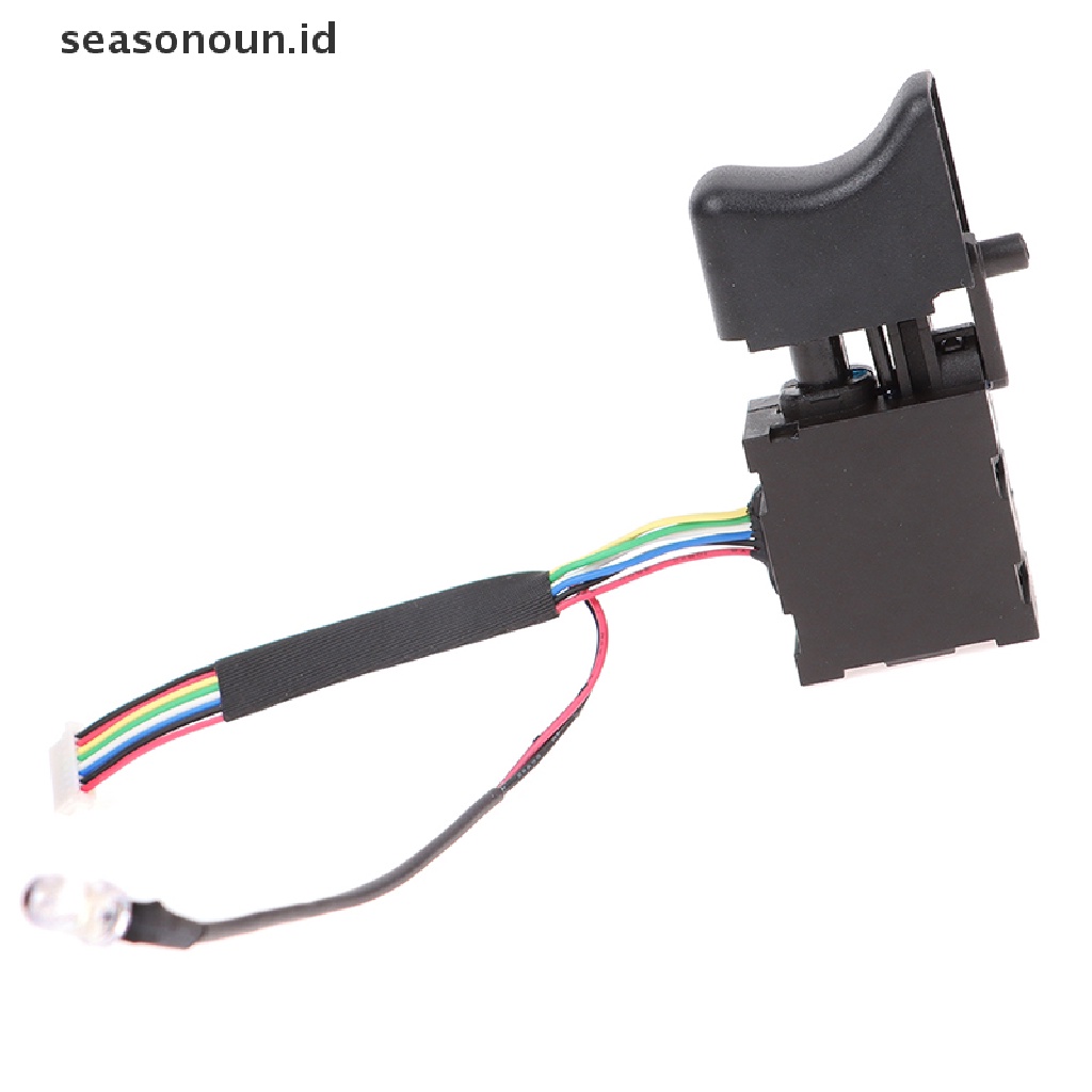 Seasonoun Saklar Bor Listrik Adjustable Speed CW/CCW Electric Drill Trigger Switch.