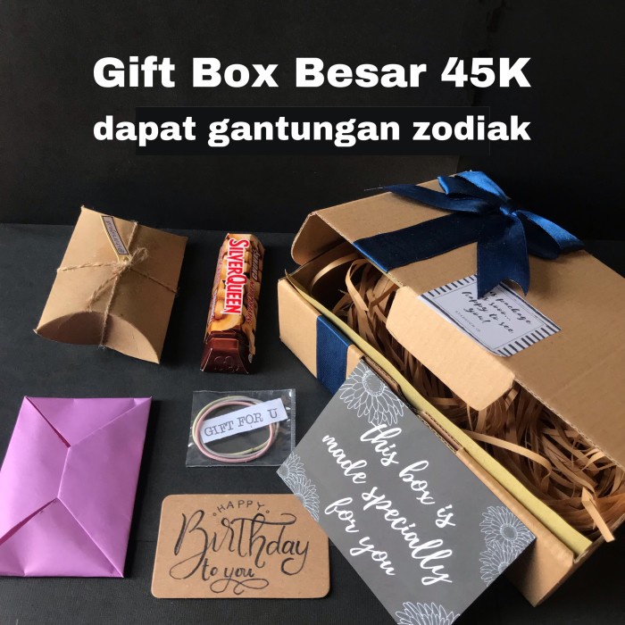 

⭐BISA COD⭐ Gift Box 2 (tanpa aksesoris)