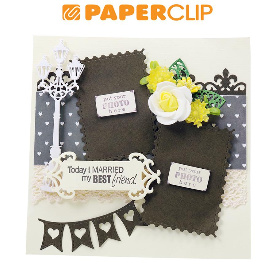 

SCRAPFRAME 20X20 WEDDING 1 BLACK