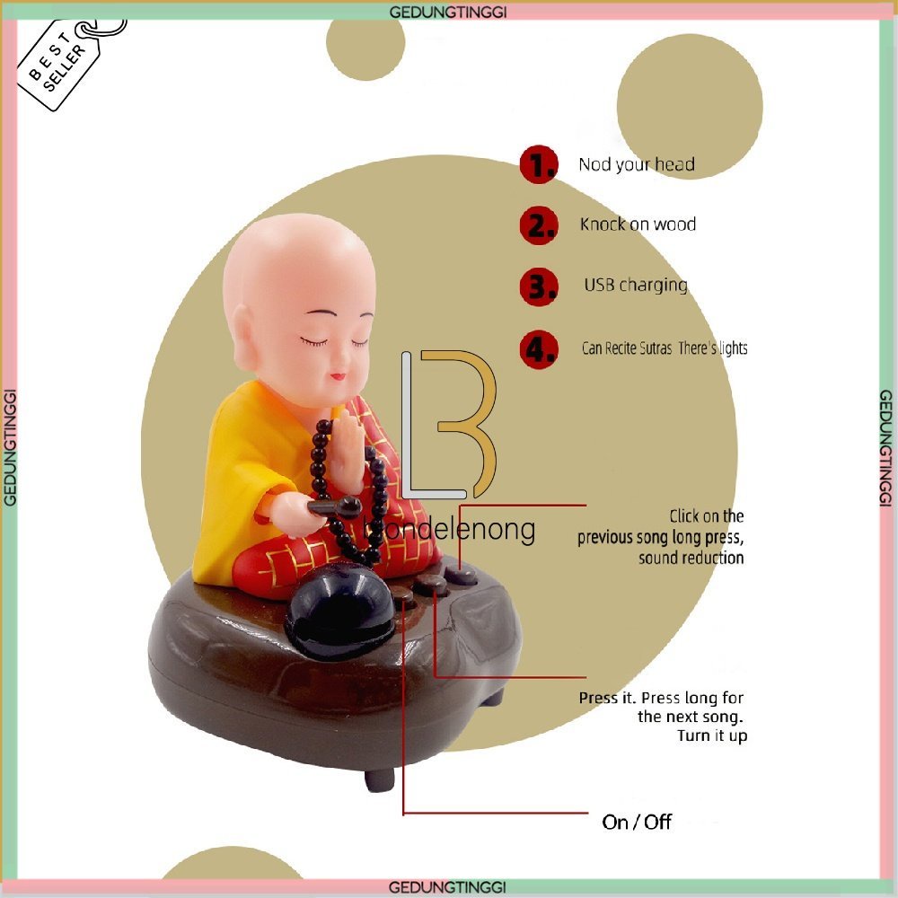 Pajangan Patung Hiasan Dewa Dewi Biksu Maitreya Milefo Tape Radio Musik Lagu Mantra Amitofo Ta Pei Cou Dupa Hio Lampu Altar Sembahyang Sembayang Kwan Im Led Jadul Usb Fm Am Ht Gelang Tasbih Kalung Rupang Buddhis Buddhist Buddha Budha Goyang Kecil Portable