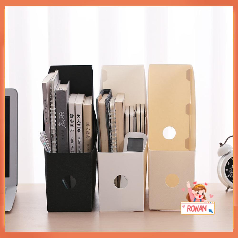 R-flower File Storage Box Simple Desktop Organizer Kotak Penyimpanan Serba Serbi Dokumen Kantor