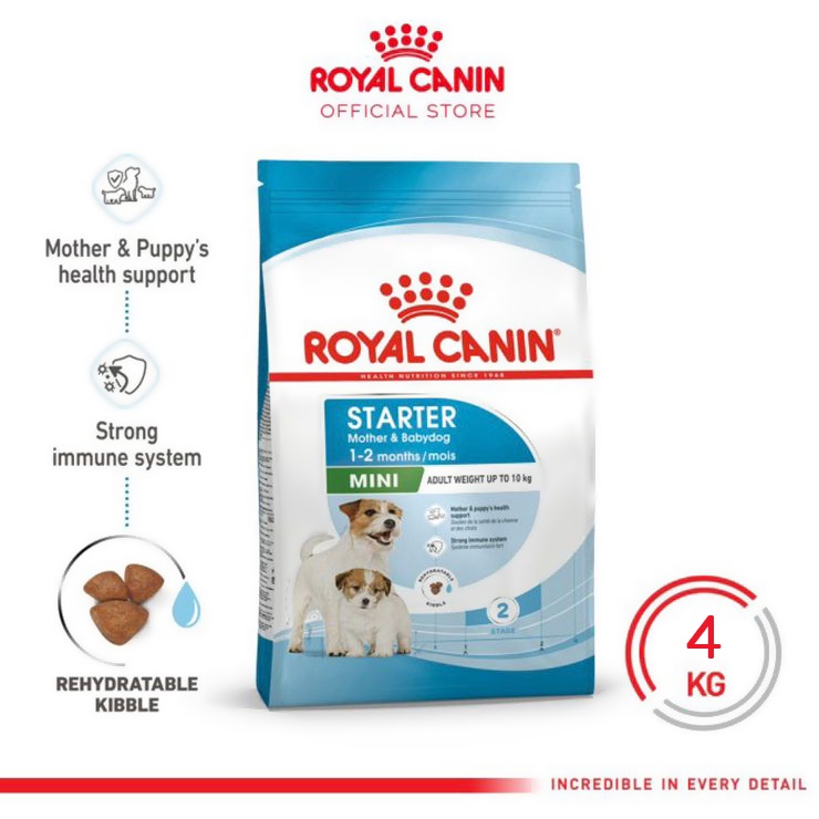 Royal Canin STARTER MOTHER &amp; BABYDOG 4KG dogfood kibble indukan anakan anjing