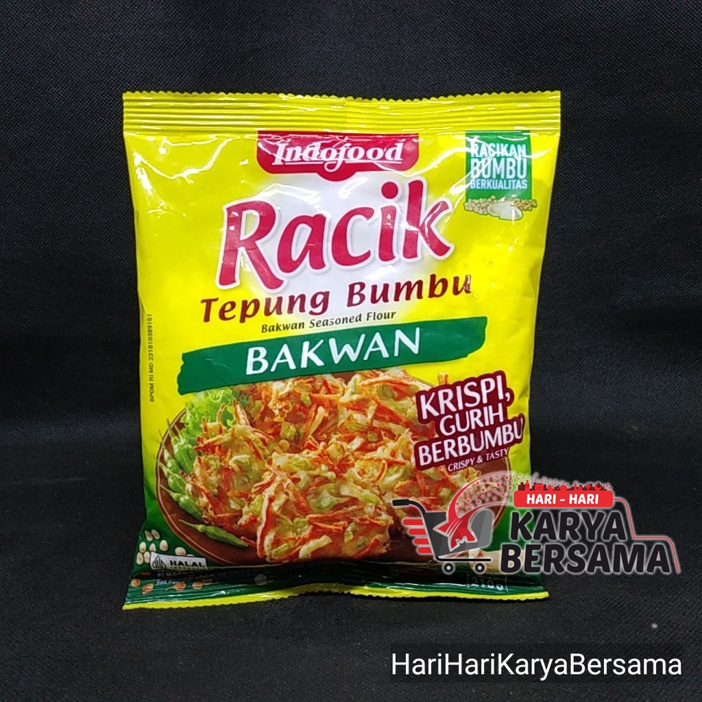 

BUMBU MASAK INDOFOOD RACIK TEPUNG BAKWAN KRISPI 210GR
