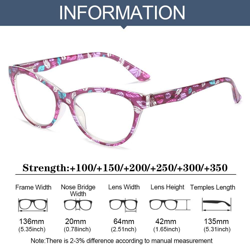 Lily Kacamata Baca Fashion Portable Pelindung Mata Vintage Ultra Ringan Frame