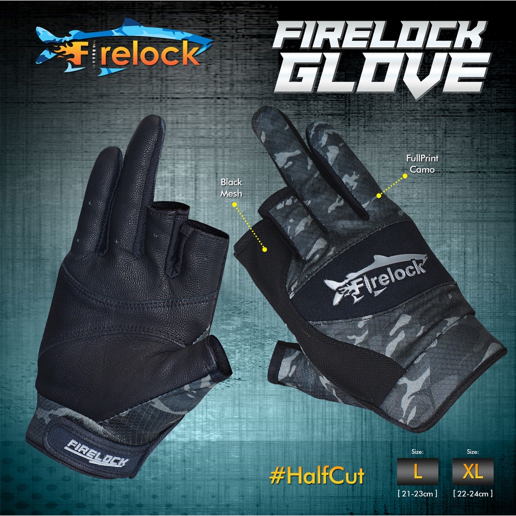 SARUNG TANGAN MANCING | FIRELOCK FISHING GLOVE