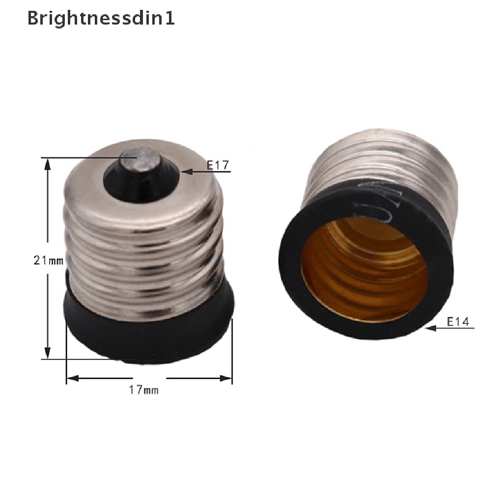 [Brightnessdin1] E17 Ke Eropa E14 Candelabra Base Socket LED Light Bulb Lamp Adaptor Holder Butik