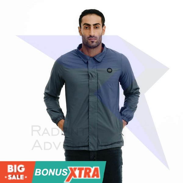 Jaket EIGER1989 BUCHAREST COACH Jacket Navy 91000 6735  Original AWET MURAH KECE