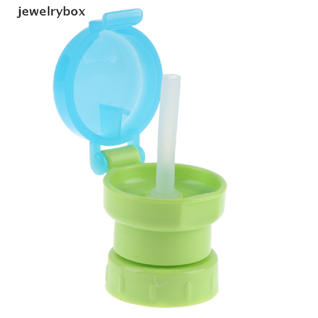 [jewelrybox] No Spill Choke Cute Tutup Adaptor Botol Air Dengan Sedotan Minum Tabung Untuk Butik Bayi