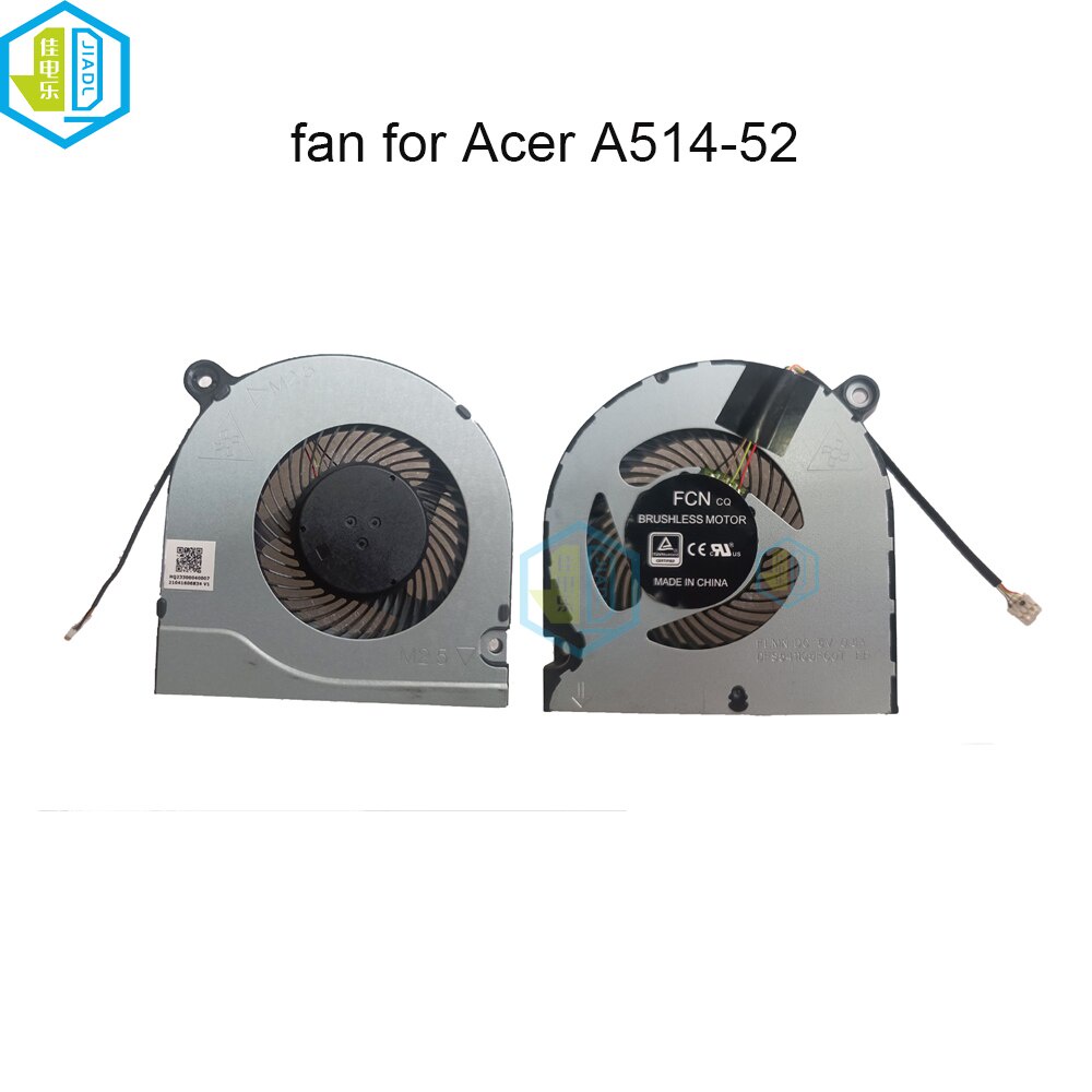 PREORDER Notebook PC Radiator for Acer Aspire 5 A514 A514-52 A514-52G A514-52K A514-52KG DFS541105FC0T Laptop Cooling Fans Cooler 5V fan