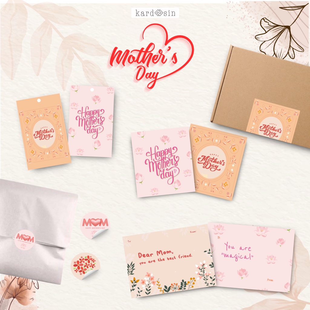 

TEBUS MURAH PAKET LENGKAP PACKAGING STICKER HARI IBU MOTHERS DAY MOTHER'S DAY MOTHER DAY KADO HADIAH GIFT BOX ALL IN ONE IDEAS CORRUGATED MAILER GIFT BOX KADO