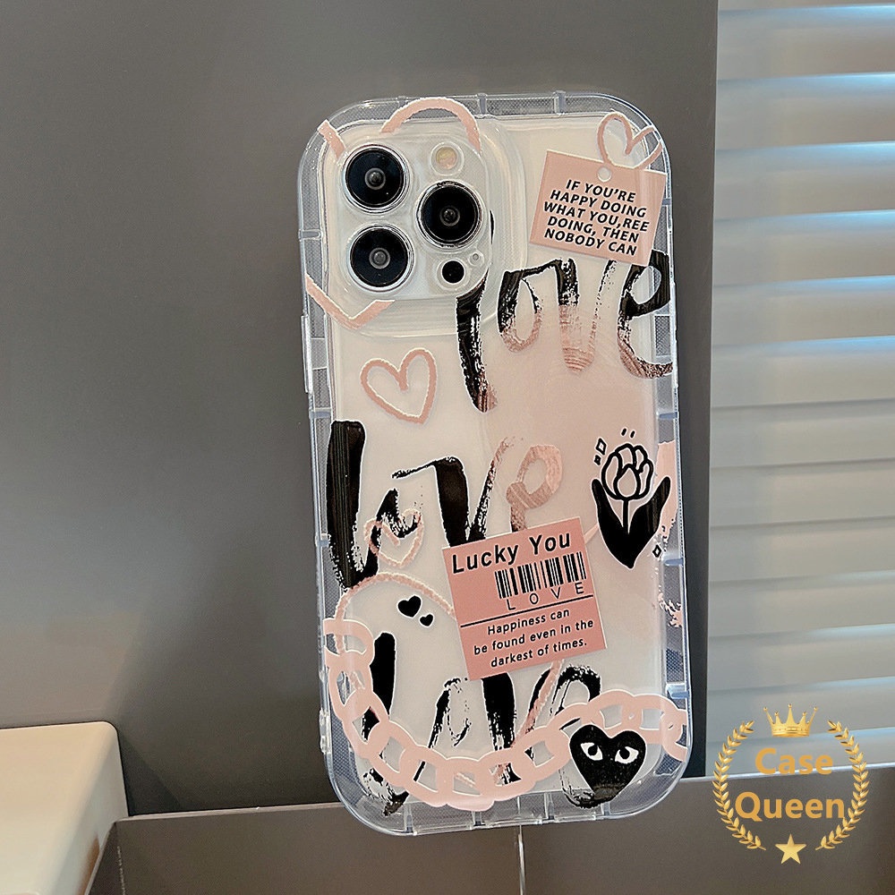 Comme des Garcons Flower Label Case Redmi Note11 11s 10s 10 9 Redmi 9C Nfc10 9T 9A A1 10A Note11 Note10 Note10 Note10s Note9 Kartun Graffiti Love Hati Lembut TPU Airbag Shockproof Cover