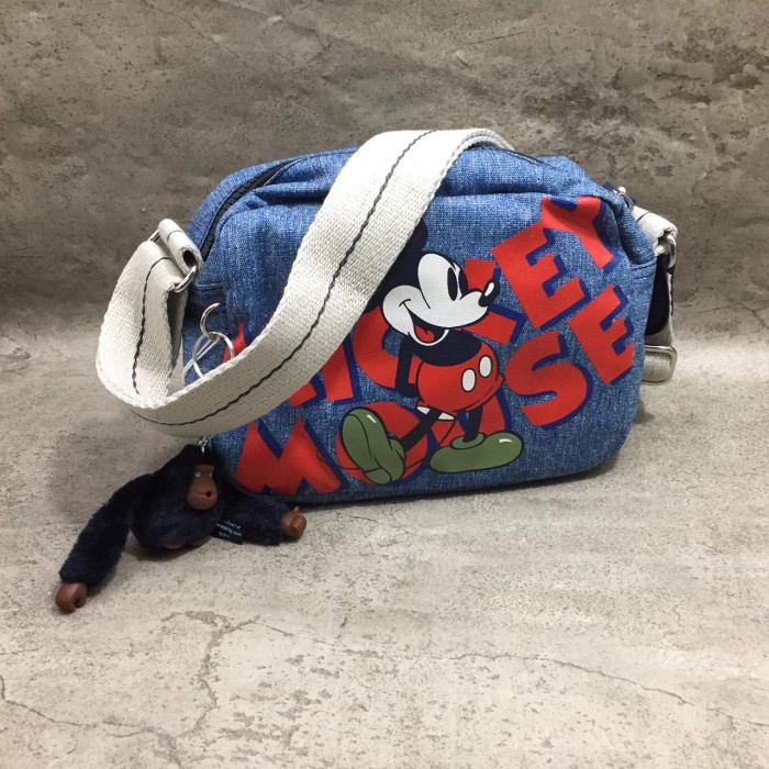 Tas Selempang Wanita Kipling Disney Mickey Mouse Veni Crossbody - Biru