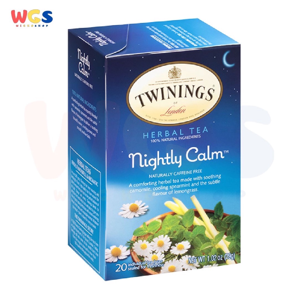 Twinings of London Nightly Calm Naturally Chamomile Tea 20p x 1.45g