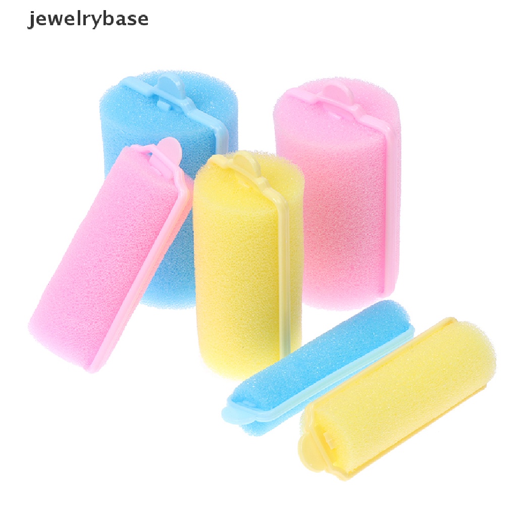 [jewelrybase] Sponge Curls Curly Wavy Curly Profesional Styling Foam Spons Lembut Busa Roller Butik