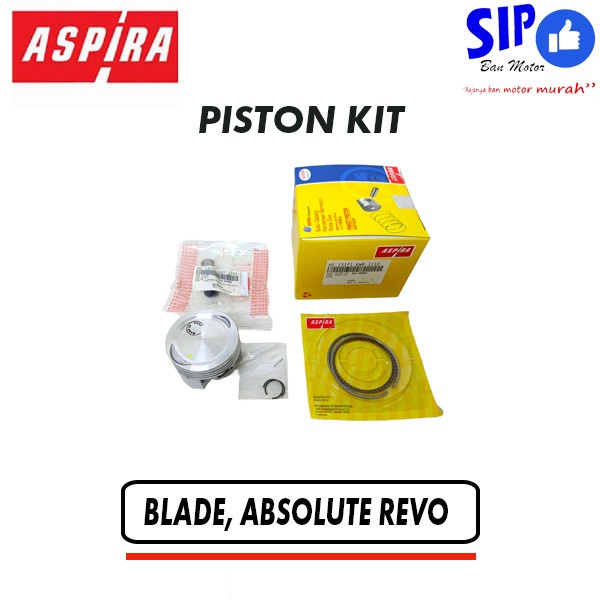 Piston kit Aspira ukuran standard Original untuk motor Blade