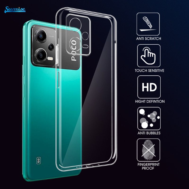 High-quality Bare Metal Tebal TPU Mobile Phone Case All-Inclusive Anti Gores Shockproof Pelindung Penutup Belakang Ponsel Untuk Xiaomi Poco X5 Series