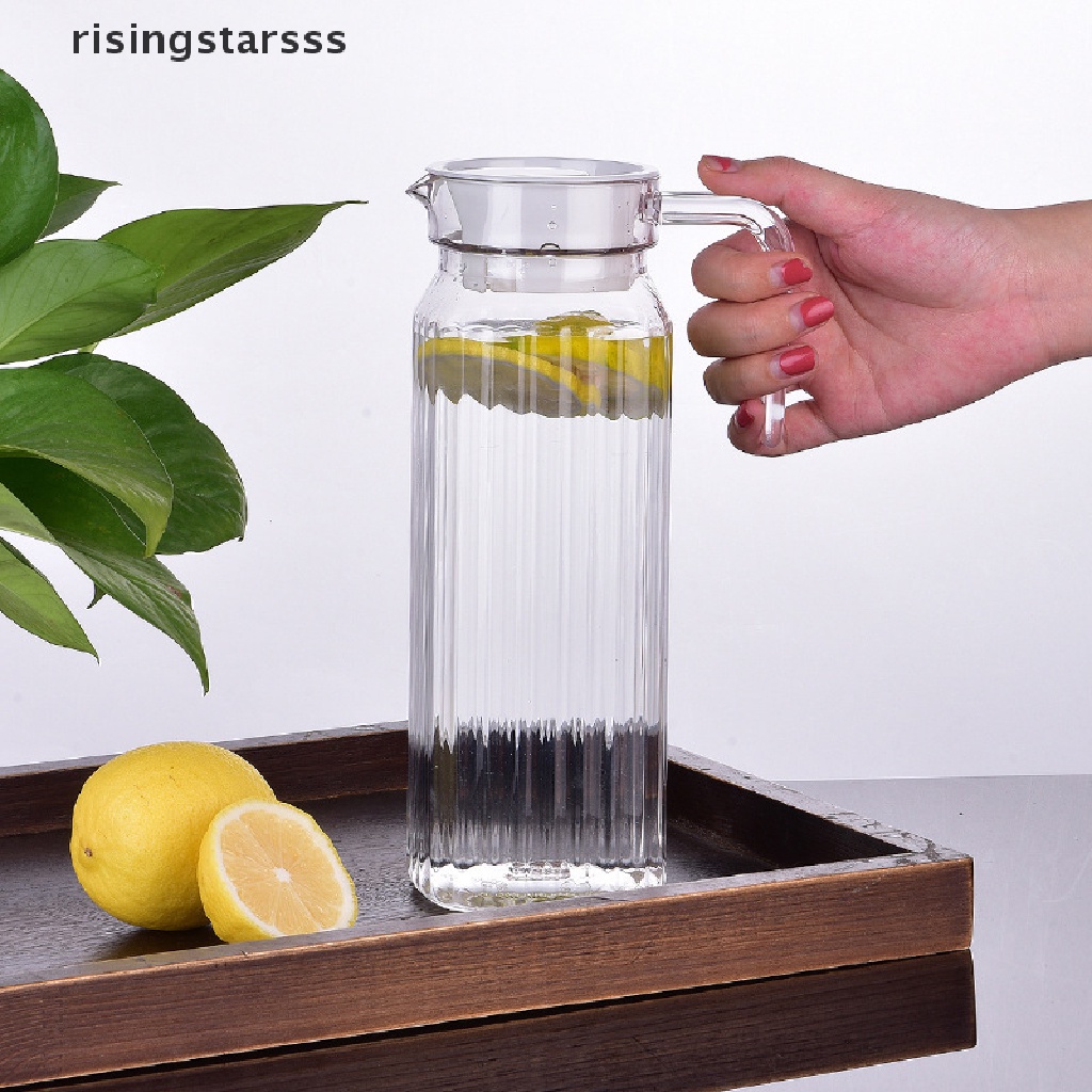 Rsid Span-new 1/2pcs Tutup Gelas Air Carafe Penutup Plastik Sumbat Anti Debu Non Splash Botol Plug Anti Bocor Tutup Untuk Bistro Pitcher Jelly