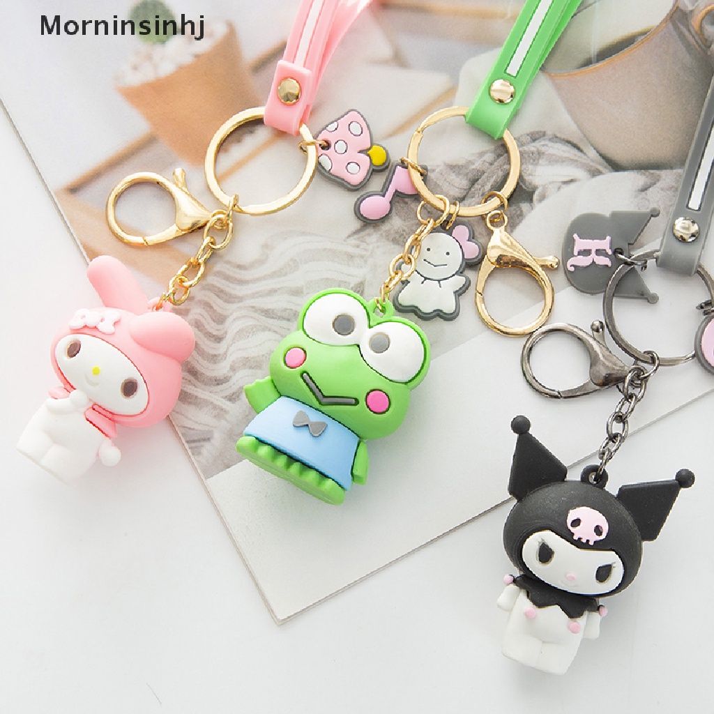 Mornin Lucu Kartun Sanrio Kuromi Mymelody Pendant Keychain Holder Gantungan Kunci Gantungan Kunci Mobil Tas Handphone Gantung Perhiasan Hadiah Anak id