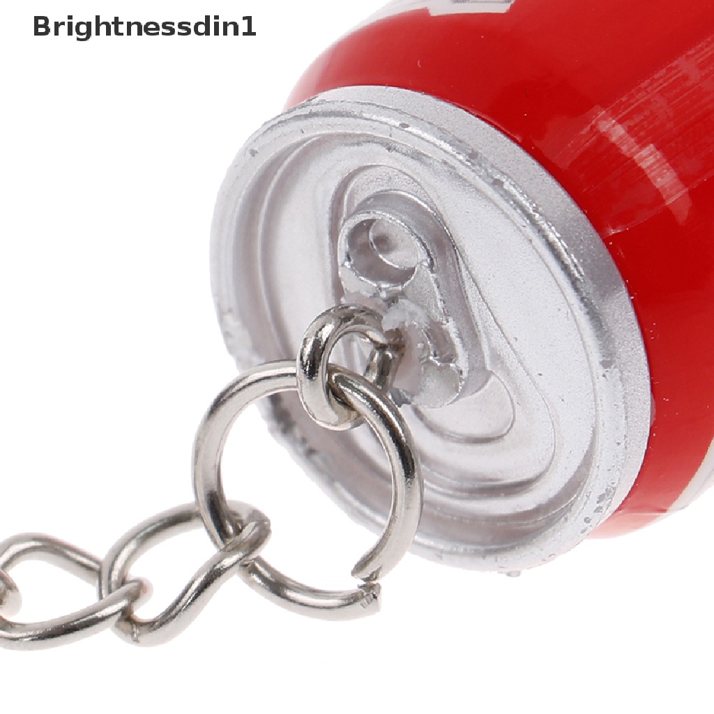 [Brightnessdin1] Simulasi Gantungan Kunci Bir Kaleng Beer Can Keyring Pasangan Keren Ransel Dekorasi Butik