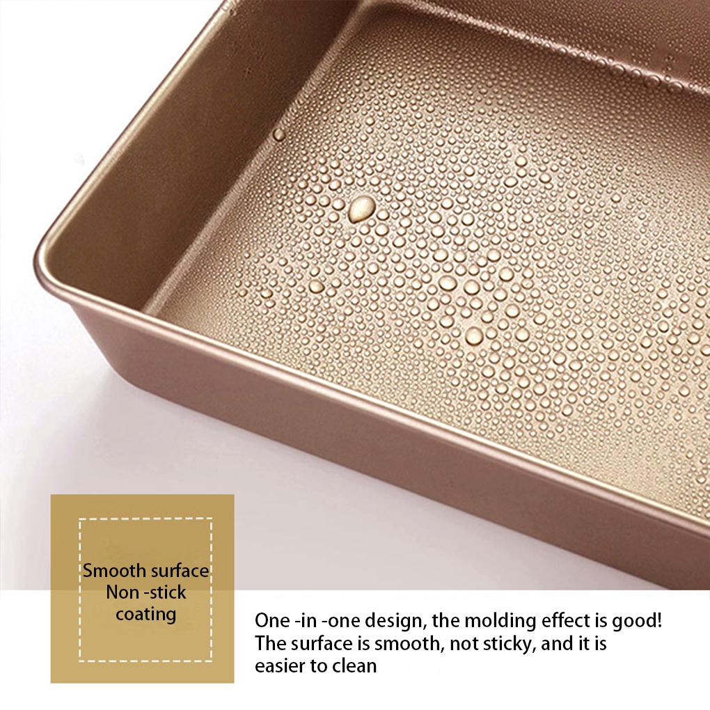 Loyang Kue Oven Non Stick Memasak Baking Roasting Cetakan Bentuk Persegi Pastry Bakeware BBQ Pan Cetakan Tahan Panas