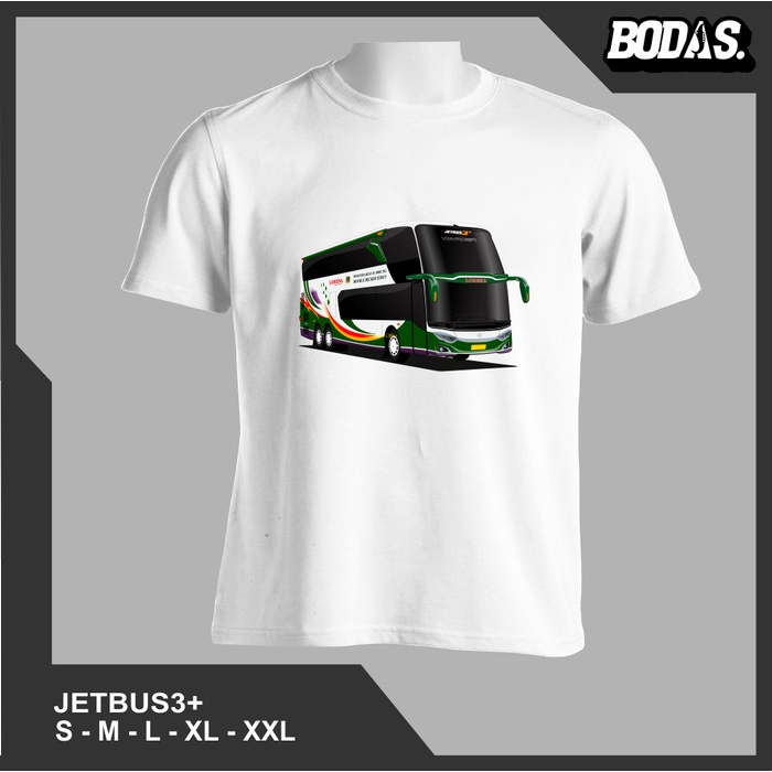 KAOS DISTRO OTOMOTIF BIS JETBUS 3+ SDD DOUBLE DECKER & UHD LORENA