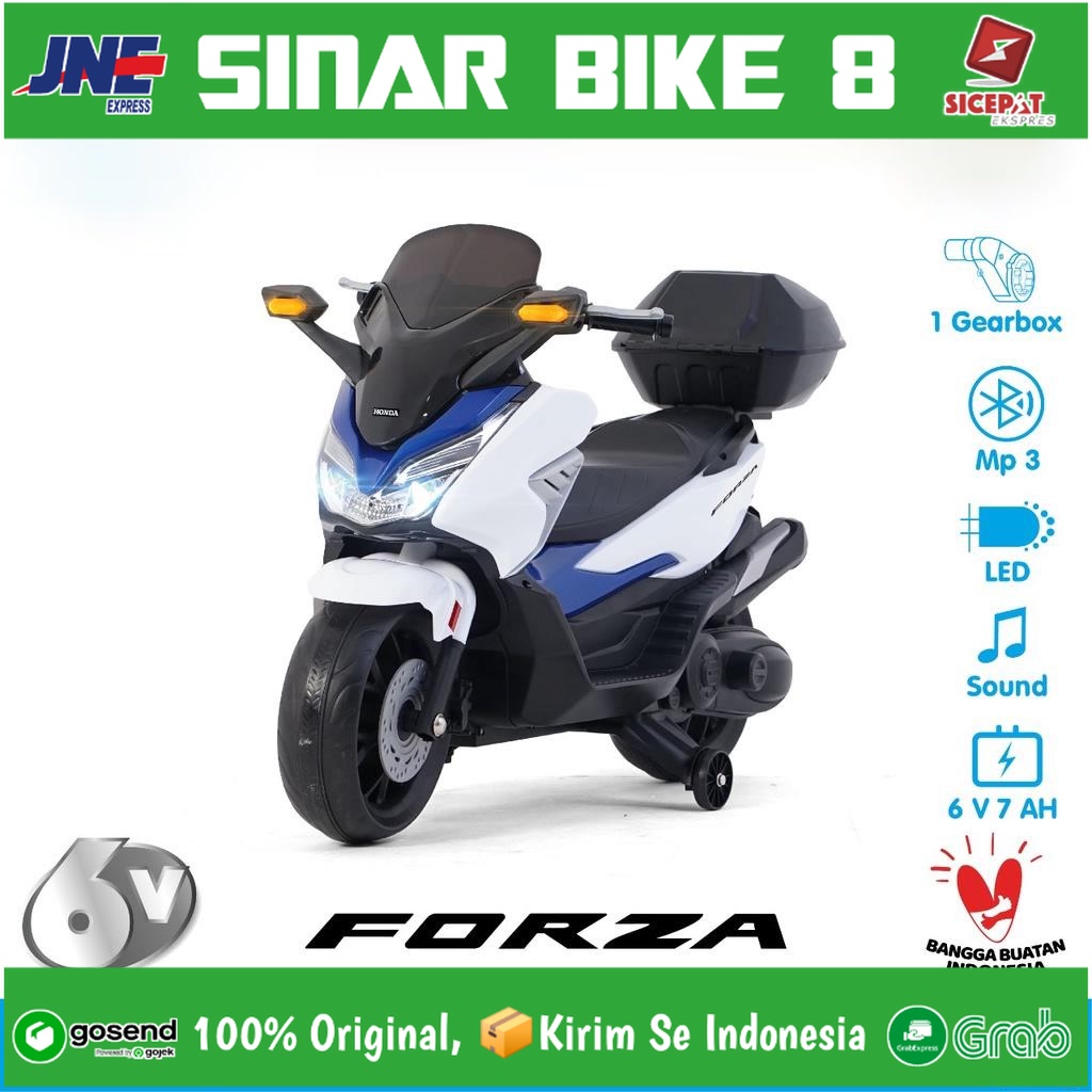 Motoran Aki Volta 5055 Honda Forza By SHP Toys - 6 Volt