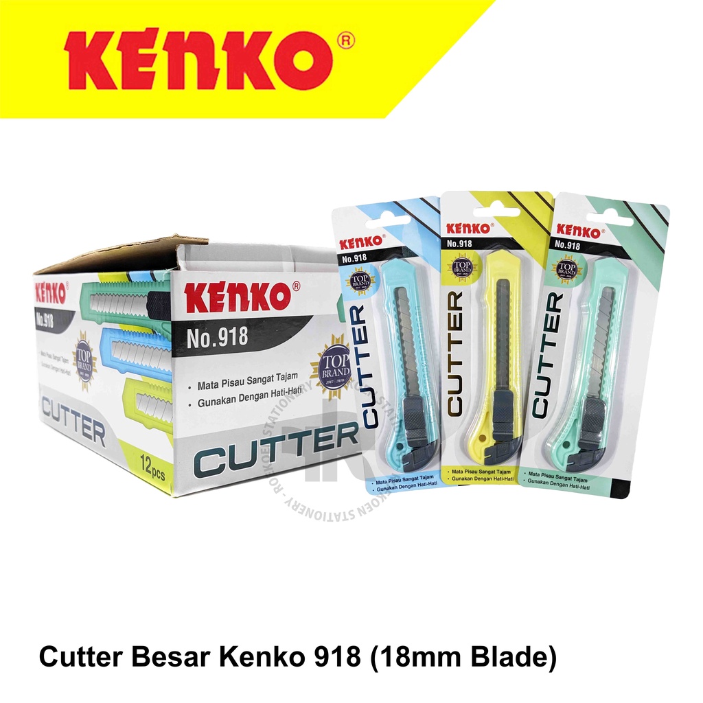 

Kenko Cutter Besar 918 (18mm) Blister Pack