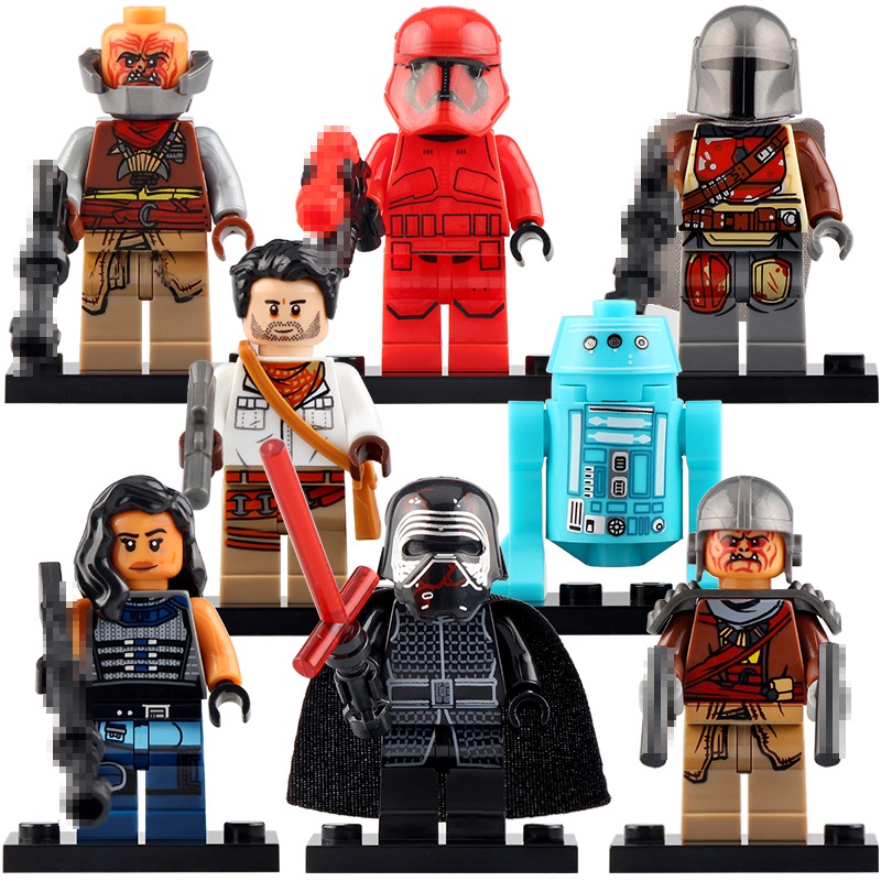 Star Wars Darth Revan The Mandalorian Clone Troopers Hologram Stormtroopers Boneka Mini Puzzle Rakitan Blok Bangunan Mainan