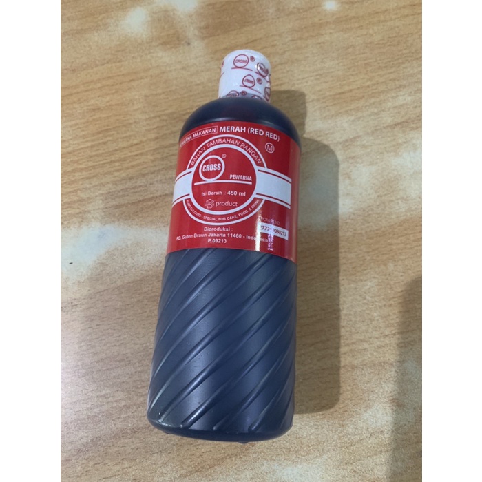 

✨NEW✨ -Cross Red Red 580 gr / pewarna makanan icing color- 1.1.23