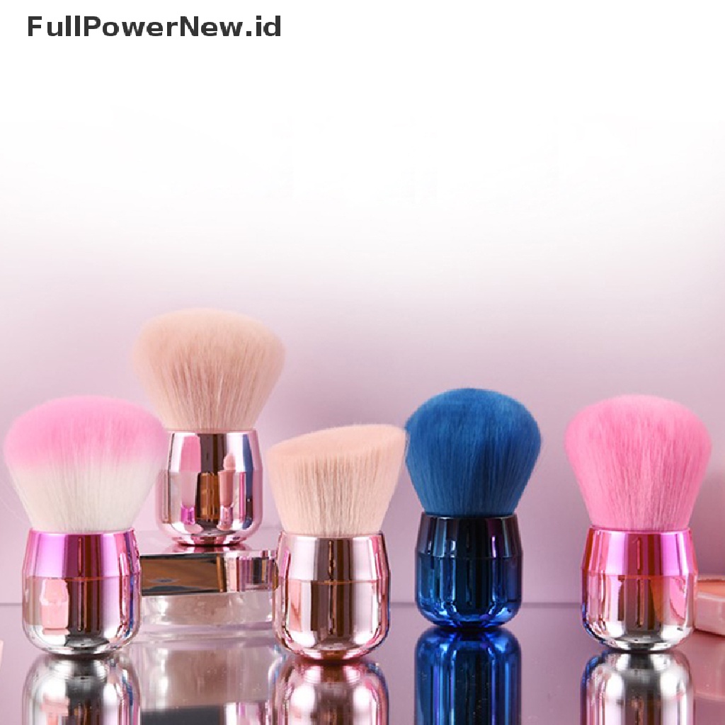 Power Makeup Brushes Loose Power Brush Soft Cream Untuk foundation Face Blush Brush New ID