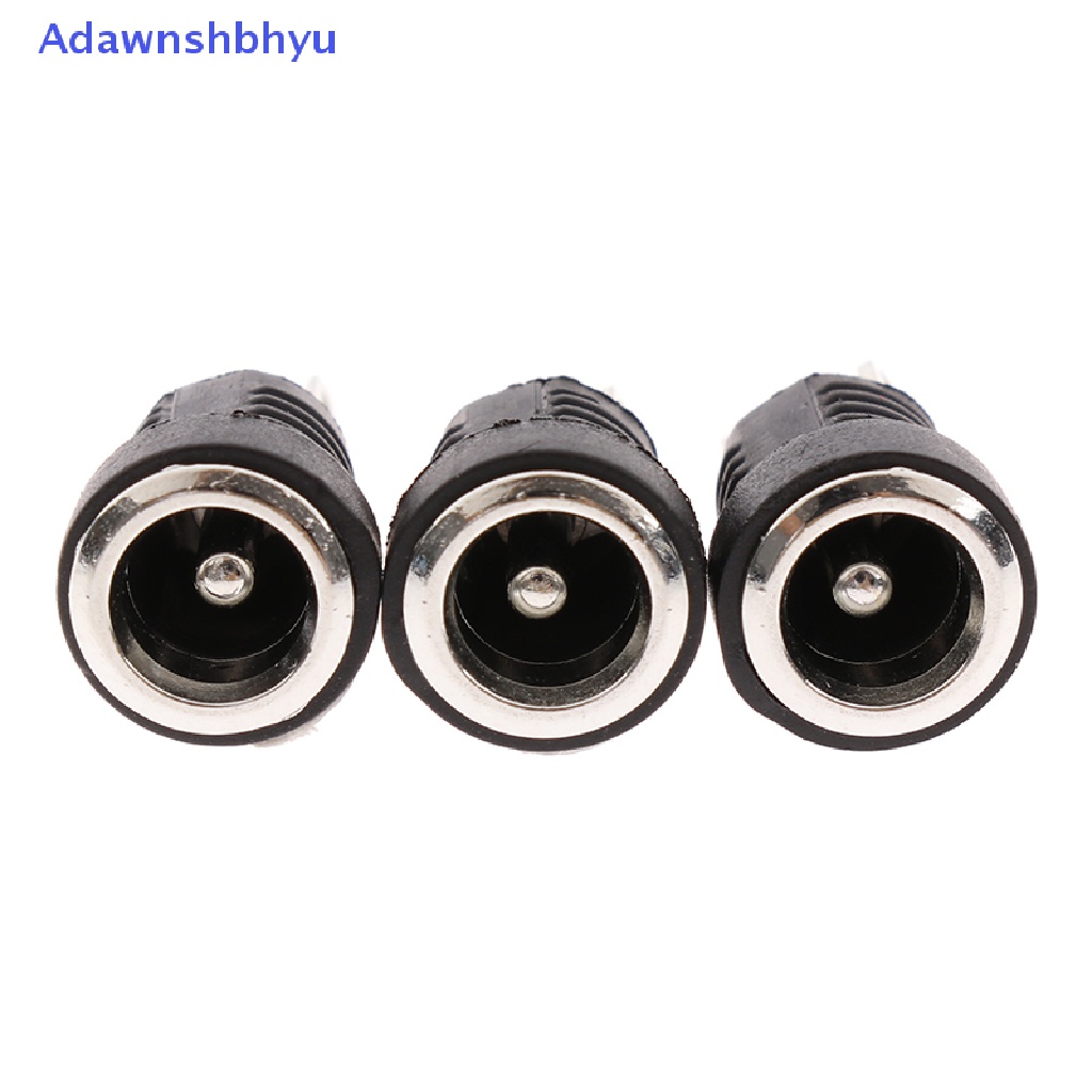 Adhyu 5pasang 5.5 x 2.1 DC Male Female Terminal 12V DC Power Supply Plug Socket Adapter ID