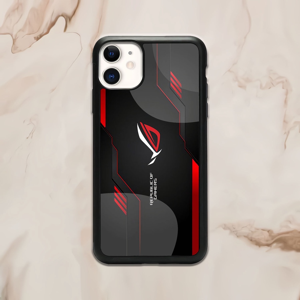 Case Glossy Iphone 11  | Ip11 | Casing Kilau Hp Iphone | Pelindung Hp | Motif Game Rog