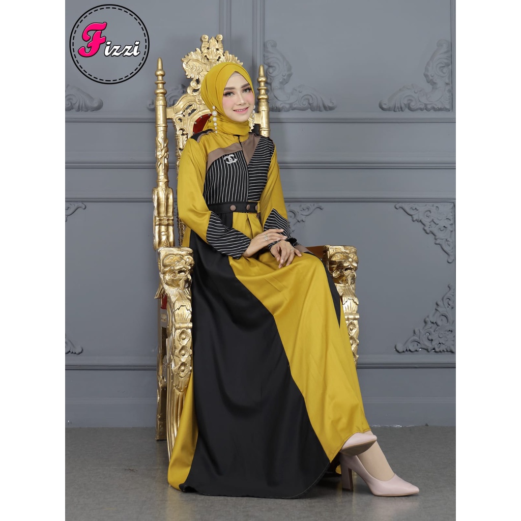 Ready Stock ✅ Dress Muslim Fizzi Original Gamis Fizzi Toyobo Dan Kekinian Terkini / Kumpulan2 Abaya 