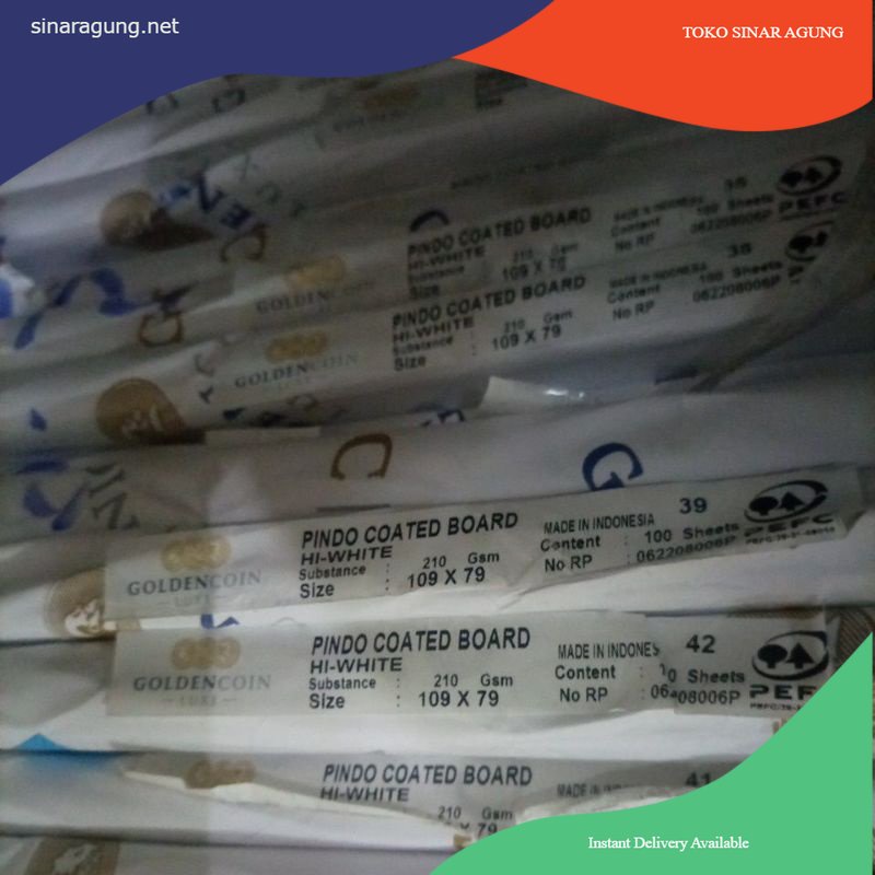 

KERTAS ART PAPER 210gsm atau ART CARTON 210gsm -A3(420X297)/A3+(485X325)-kertas untuk digital print-100lembar