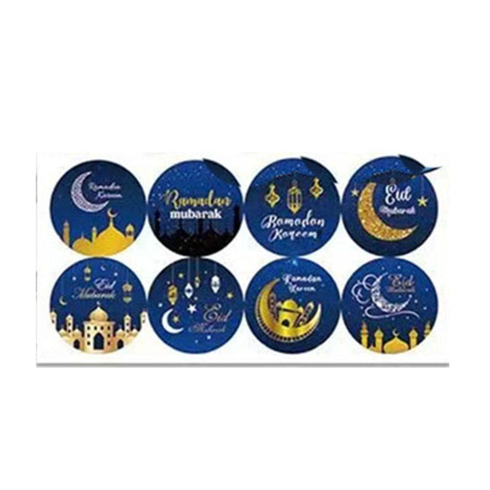 Lanfy EID Mubarak Seal Sticker Mini Islami Gift Box Segel Stiker Amplop Albums Gift Lable Segel Stiker