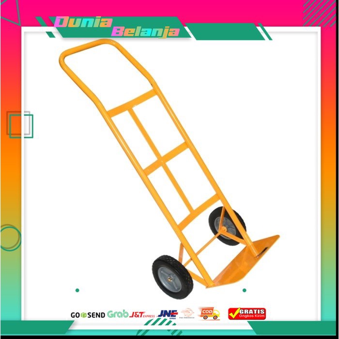 Krisbow troli barang 120 kg troli besi troli Serbaguna