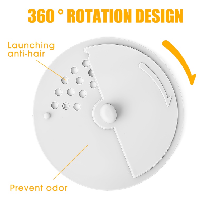 360° Rotasi Dapur Kamar Mandi Anti-blocking Wastafel Saringan Penutup Saluran Air Wastafel Silikon Genggam Filter Penangkap Rambut Bathtub Shower Floor Drain Stopper Deodoran Selokan Outfall Filter