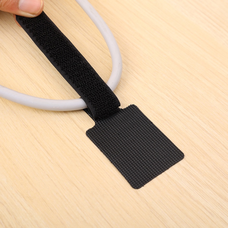 Enlarged Longened Desktop Power Data Cable Holder Baru Self-Adhesive Cleaning Storage Bundled Cable Belt