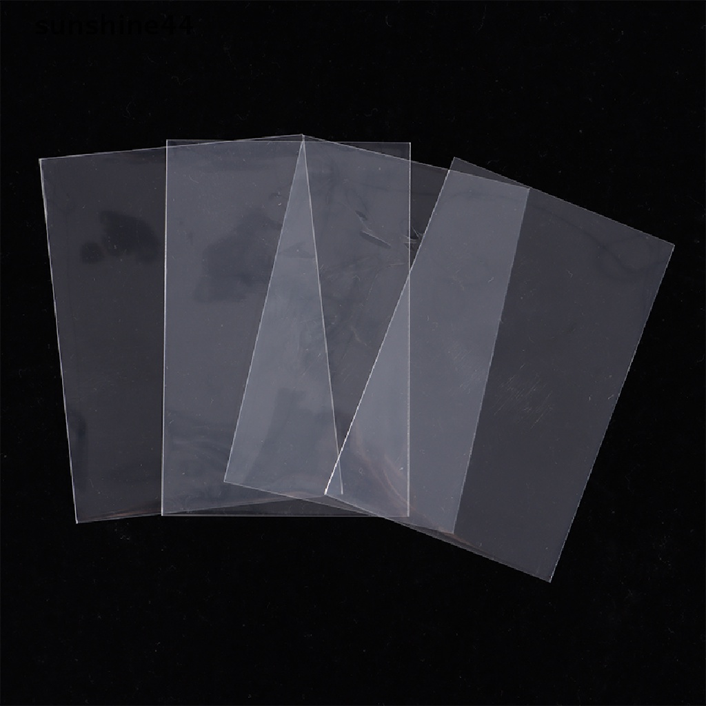 Sunshine 50pcs Korea Card Sleeves Clear Acid Free CPP Keras 3inch Photocard Horaphic Protector Film Album Binder ID