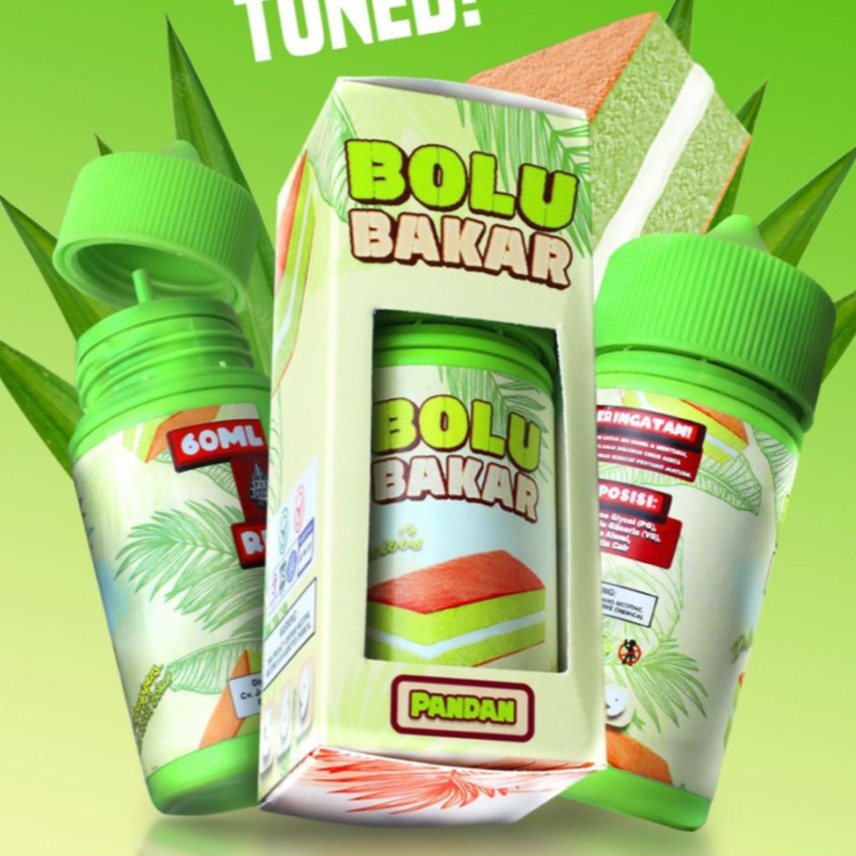 Bolu Bakar Pandan 60ML by Ubay Pipens Liquid Bercukai