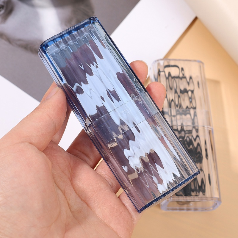 Travel Portable Transparan Mini Kotak Penyimpanan Tusuk Gigi Cotton Swab Band-aid Box Sederhana Kecil Klasifikasi Objek Finishing Wadah Perlengkapan Organizer Rumah Tangga