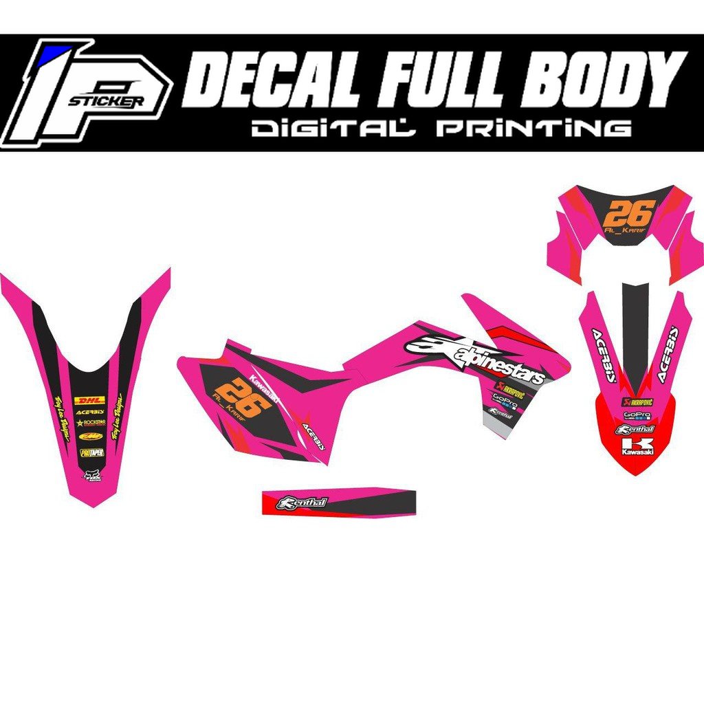 Decal KTM stiker/ sticker dekal  KTM 250 desain 011