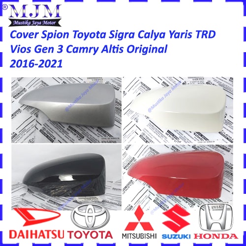 Cover Tutup Batok Spion Toyota Sigra Calya Yaris TRD Vios Gen 3 Camry Altis Original 2016 2017 2018 2019 2020 2021 2022