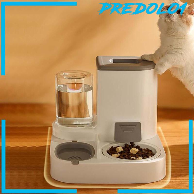 [Predolo1] Tempat Makan Anjing Kucing Otomatis Mudah Dibersihkan 2in1 Drinker Feeder for Kitten