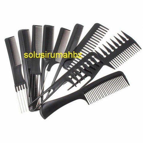 SISIR RAMBUT SET 10PCS BARBER SHOP SALON PANGKAS PENATA MODEL