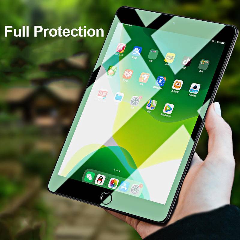 Untuk iPad Pro 11 12.9 2015 2017 2018 2020 2021 2022 10 9 8 7 6 5 10.9 10.2 9.7 Green Light Kaca Film Tablet Pelindung Layar Melindungi Untuk iPad Air Mini 6 4 3 2 10.5 10.9 7.9 8.3