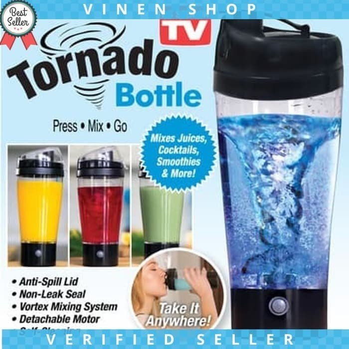 Bottle Tornado Botol Press Mix Go / Shaker Automatis Shaker murah