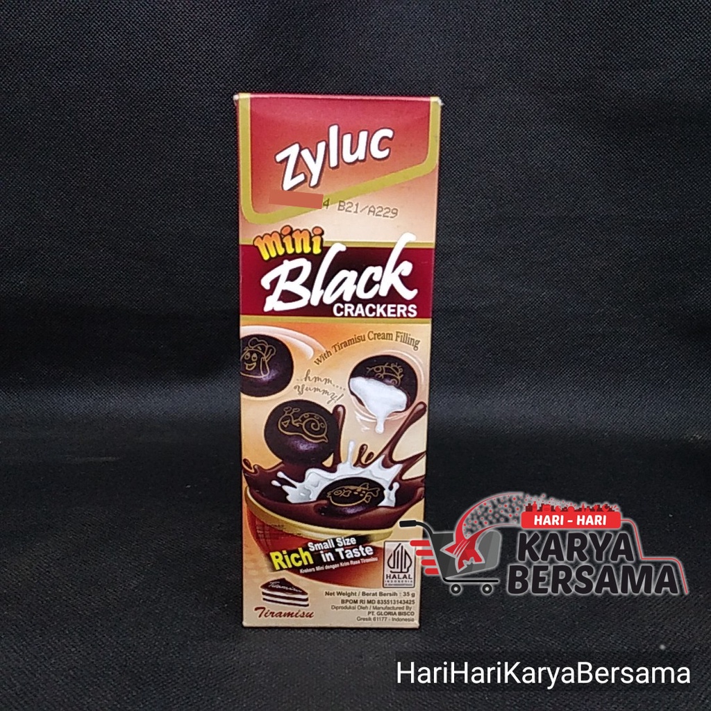 

ZYLUC MINI BLACK CRACKERS TIRAMISU 35GR