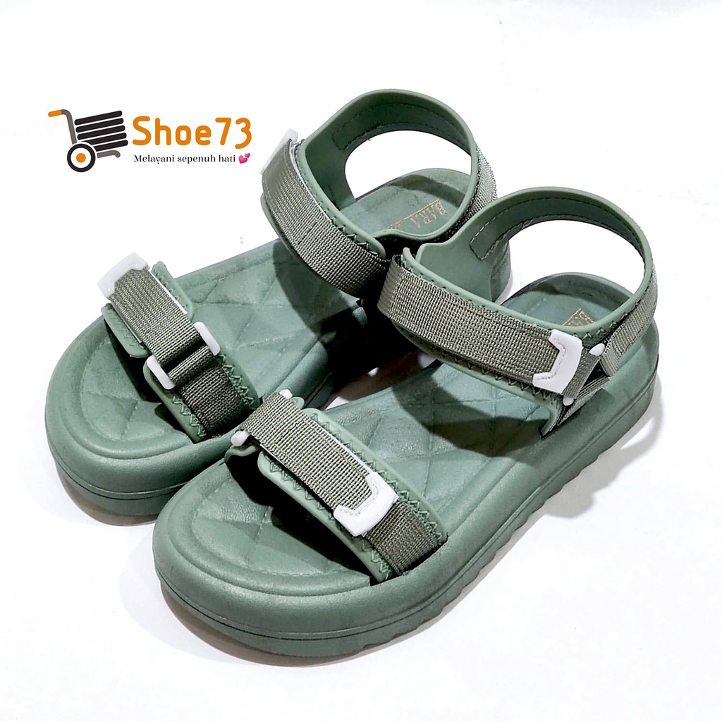 BARA BARA JSL 2207 V-3 SIZE 36-40 ORIGINAL l Sandal tali jelly wanita l Sendal gunung cewek impor